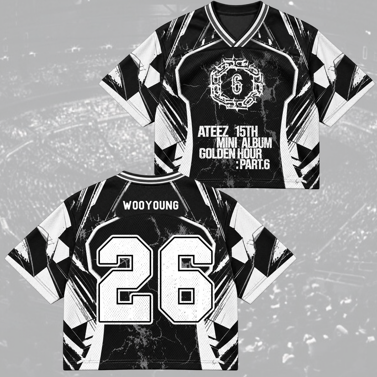 ATEEZ Golden Hour Part 5 Mixed Mesh Jersey Fan Edition (Bad)