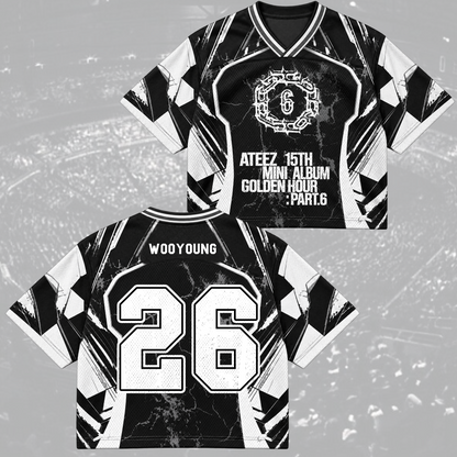 ATEEZ Golden Hour Part 5 Mixed Mesh Jersey Fan Edition (Bad)