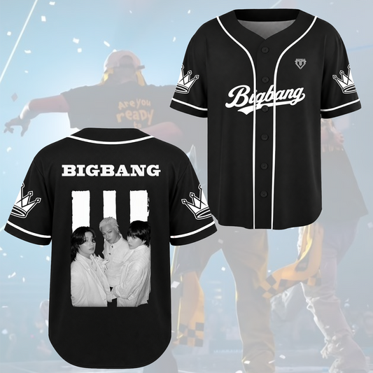 BIGBANG Crown Kpop Streetwear Baseball Jersey Gift For VIP