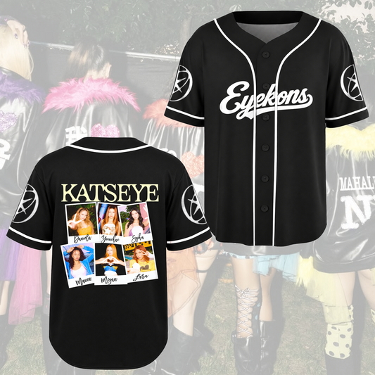Katseye The Wild Tour Polaroid Vintage Baseballtrikot Geschenk für Fans