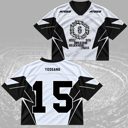 ATEEZ Golden Hour Part 5 Mixed Mesh Jersey Fan Edition (Bad)