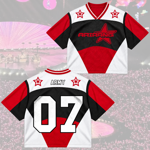 Rose of Sharon Bangtan Boys Arirang Welttournee BTS Mesh-Trikot-Mix Geschenk für Army