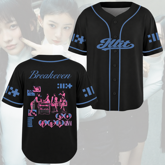 Bold Illit Breakeven Retro Streetwear Baseball Jersey Gift for Fans