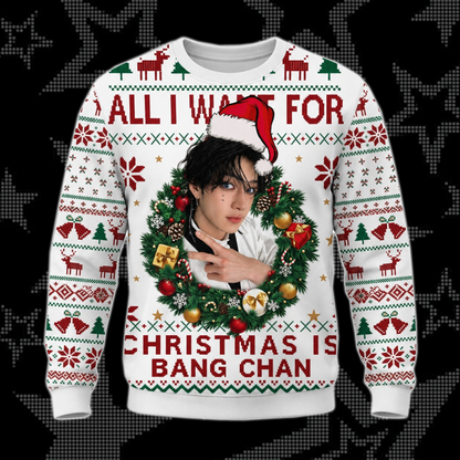 Stray Kids THIS & THAT hässlicher Weihnachtspullover, STAY Fan-Geschenk