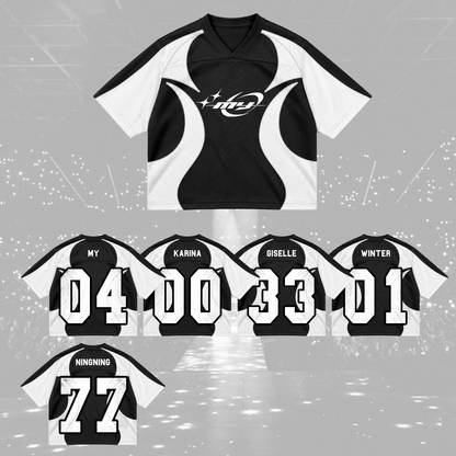 Aespa Complexity Synk Retro Sporty Mixed Mesh Trikot Fan-Geschenke