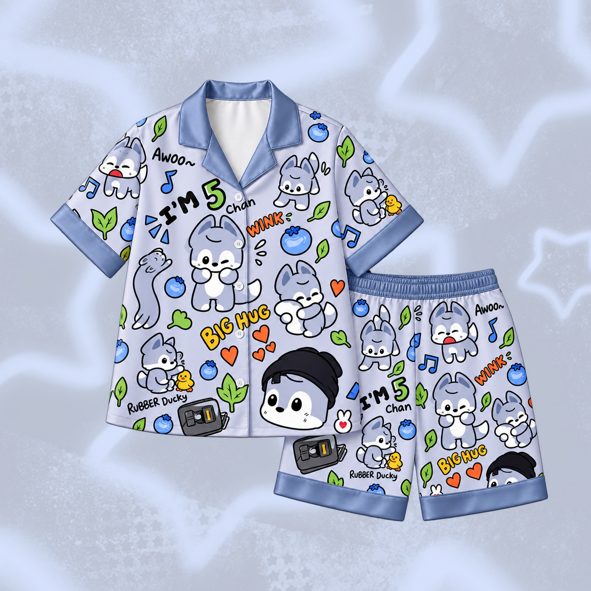 Stray Kids Spooky Stay Day Skzoo Schlafanzug-Set Geschenk für Fans