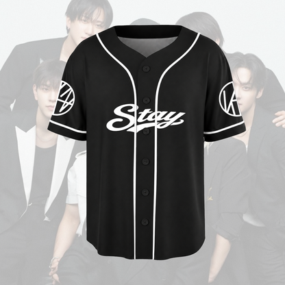 Fierce Gaze Run It World Tour Stray Kids Baseball-Trikot Geschenk für Fans