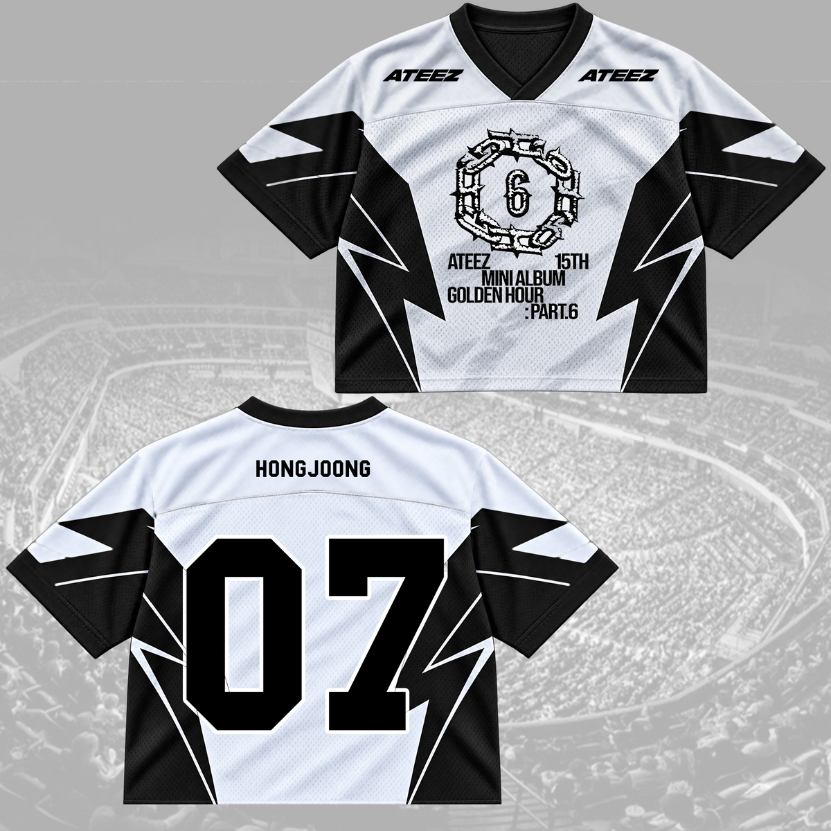 ATEEZ Golden Hour Part 5 Mixed Mesh Jersey Fan Edition (Bad)