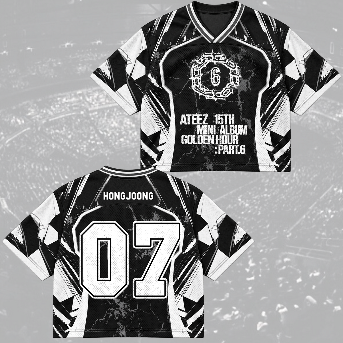 ATEEZ Golden Hour Part 5 Mixed Mesh Jersey Fan Edition (Bad)