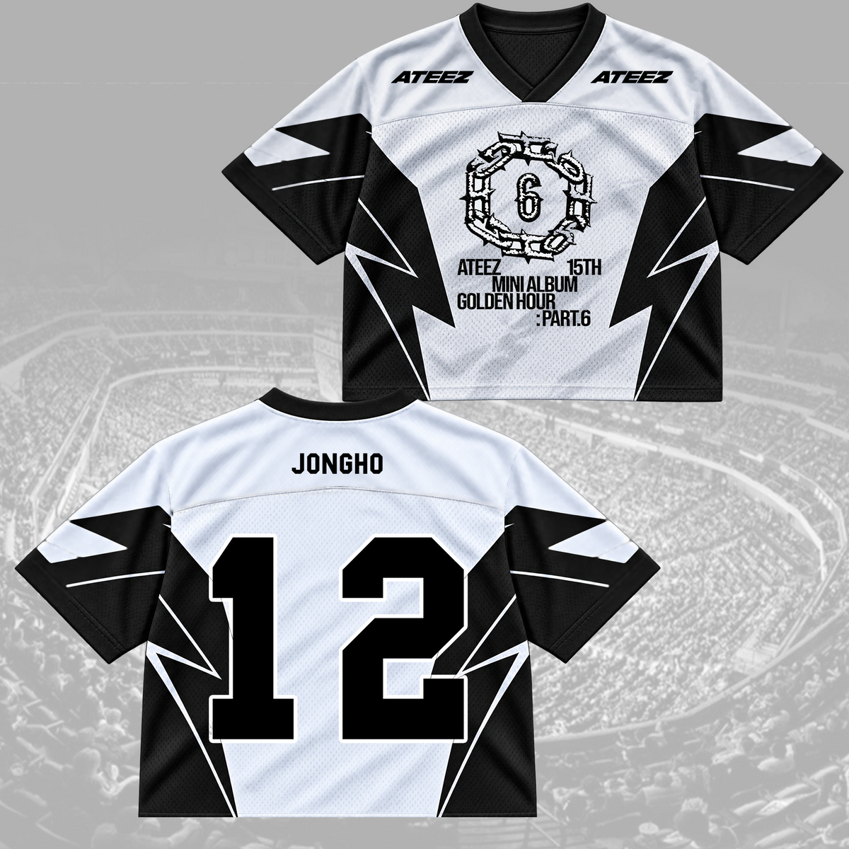 ATEEZ Golden Hour Part 5 Mixed Mesh Jersey Fan Edition (Bad)