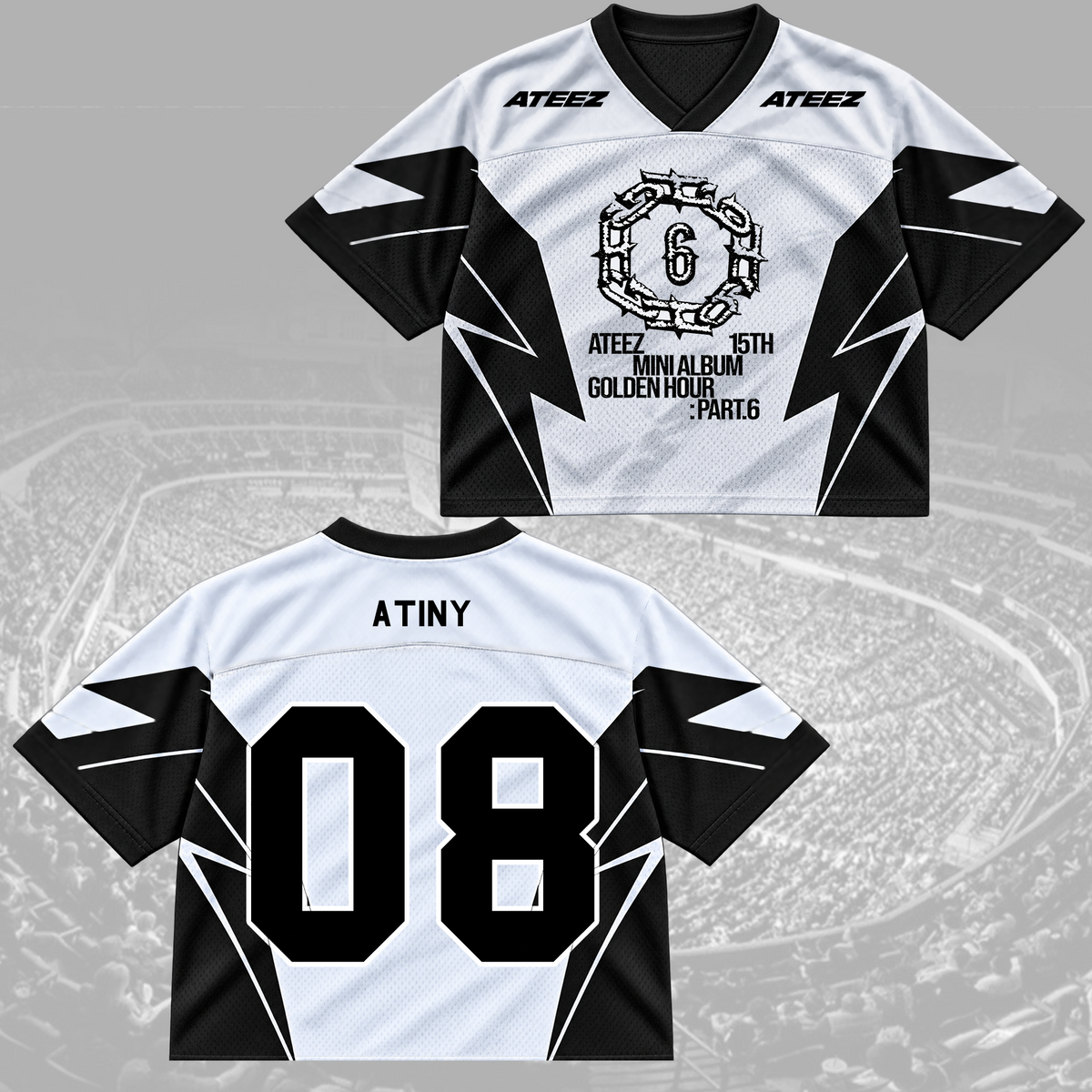 ATEEZ Golden Hour Part 5 Mixed Mesh Jersey Fan Edition (Bad)