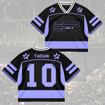 Sporty Chic Boynextdoor Knock On World Tour Album Mix Mesh Jersey Fan Edition