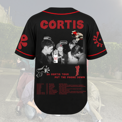 Electric Put Your Phone Down Tour Cortis Baseball-Trikot