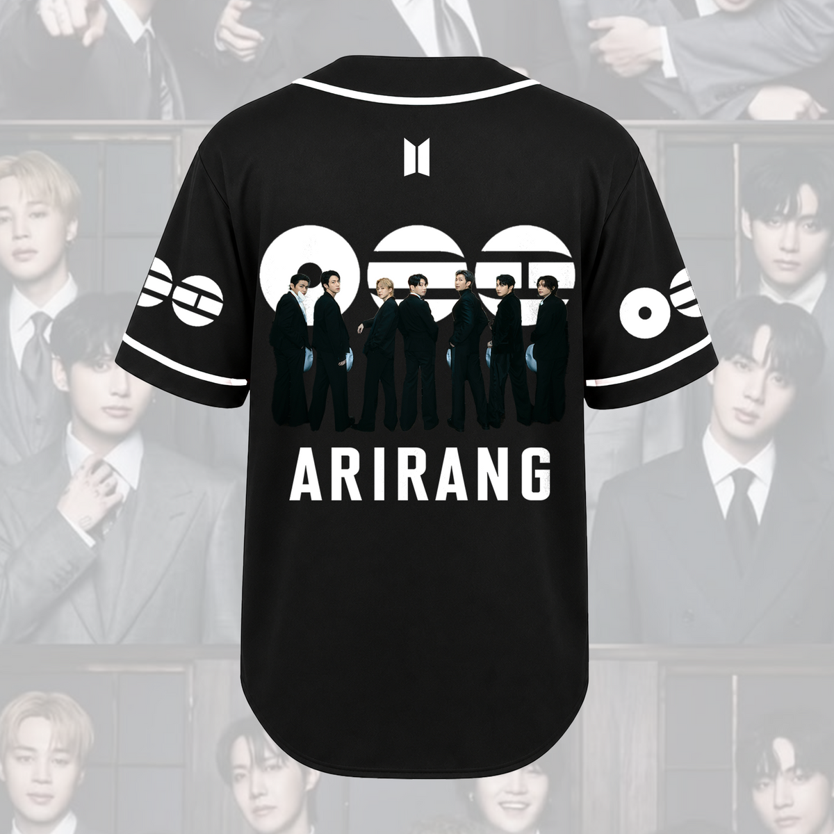 BTS Arirang Welttournee zertifizierte verrückte Baseball-Trikot lustige Hip-Hop-Kleidung Fan-Geschenke
