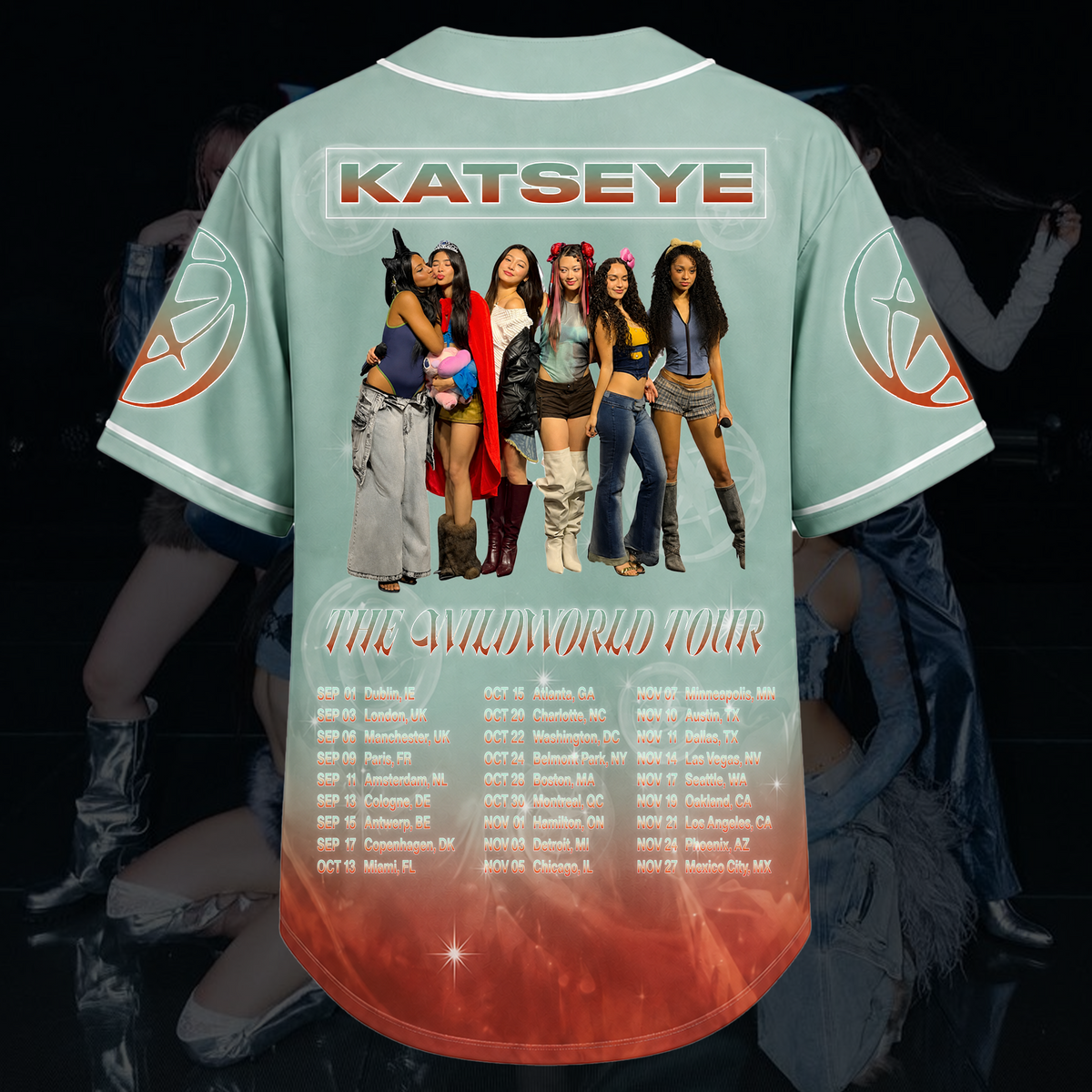 Dream Makers Katseye Wild Album The Wildworld Tour Baseballtrikot