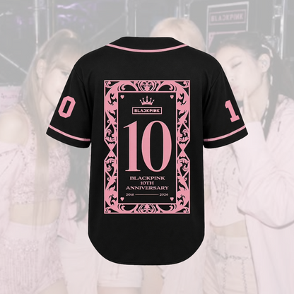 Blackpink 10. Jubiläum Baseball-Trikot Konzert-Outfit Geschenk für Fans