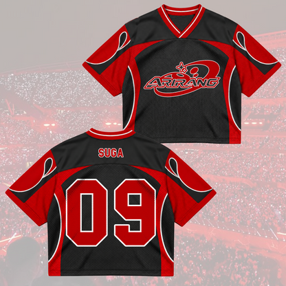 Rose of Sharon Bangtan Boys Arirang Welttournee BTS Mesh-Trikot-Mix Geschenk für Army