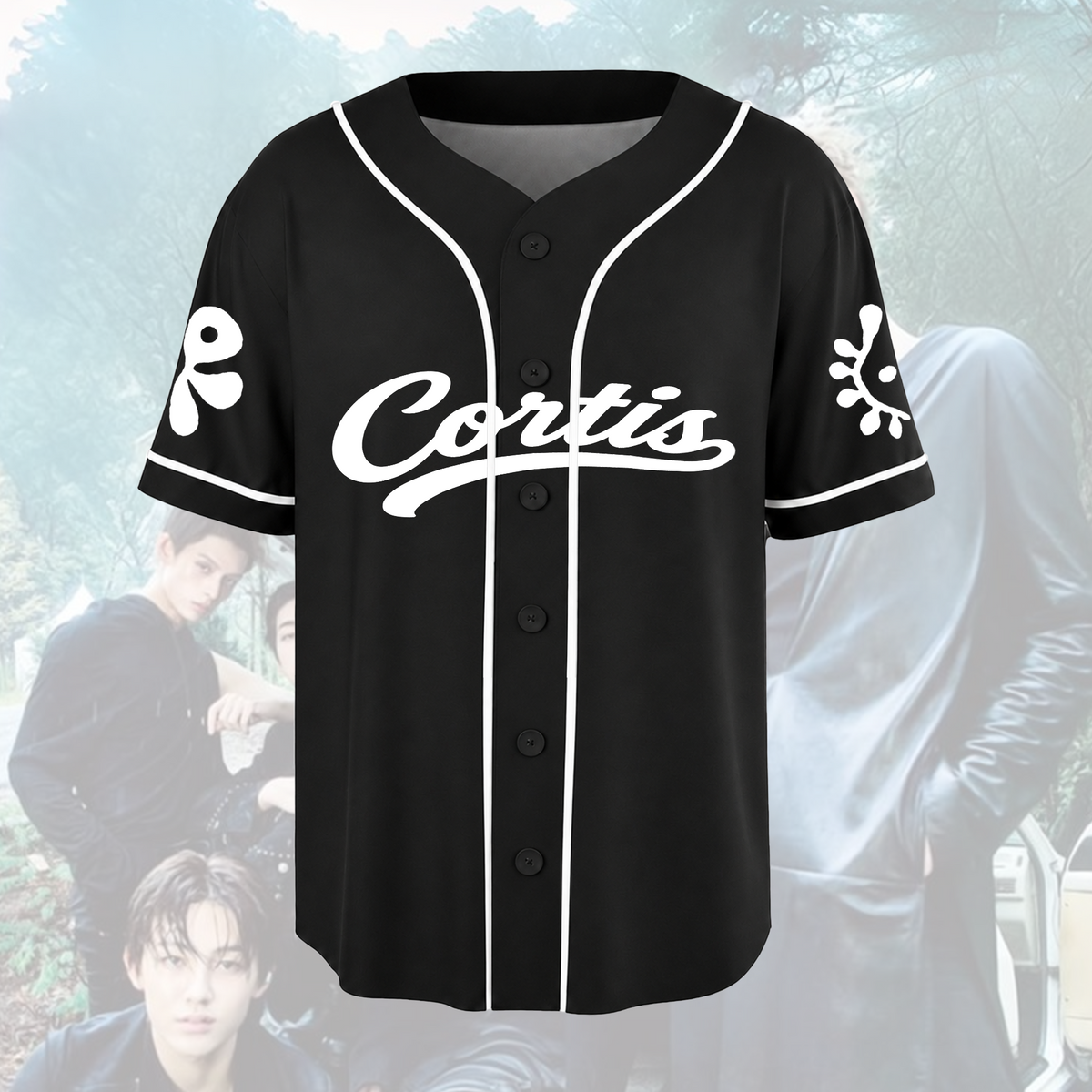Grünes Retro-Baseballtrikot "Put Your Phone Down Cortis Tour" – Geschenk für Fans