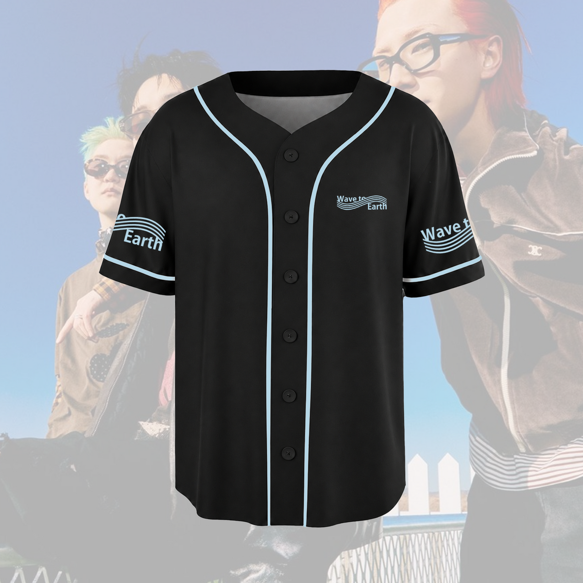 The Pieces Tour 2026 Baseballtrikot Wave to Earth Casual Streetwear Fanartikel