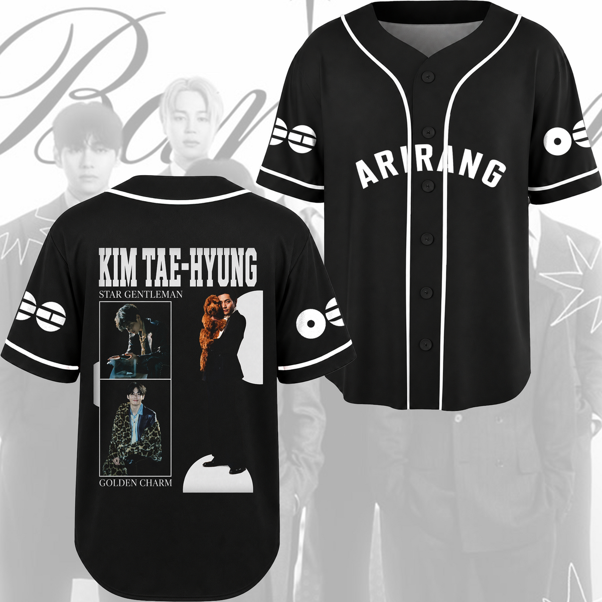 BTS Arirang Welttournee Bitte beachte mich Baseball-Trikot Geschenk für Fans