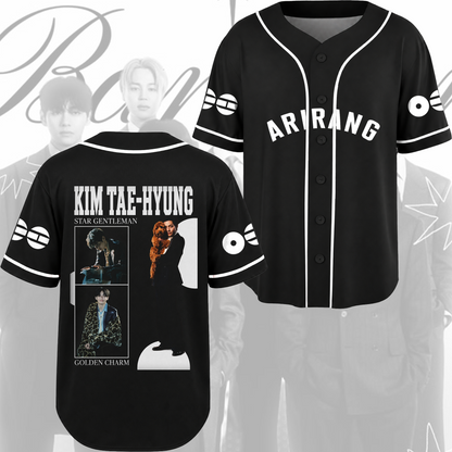 BTS Arirang Welttournee Bitte beachte mich Baseball-Trikot Geschenk für Fans