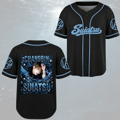 Stray Kids Run It World Tour Baseball-Trikot Edgy Streetwear Geschenk für Fans