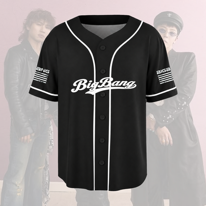 BIGBANG World Tour Comeback Baseballtrikot Retro Konzert-Outfit Geschenk für Fans