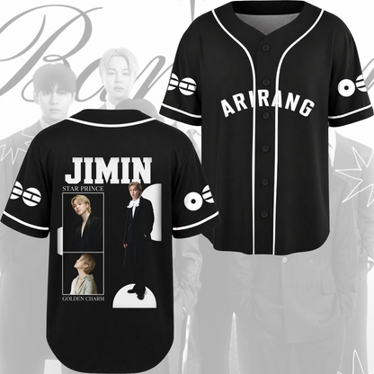 BTS Arirang Welttournee Bitte beachte mich Baseball-Trikot Geschenk für Fans