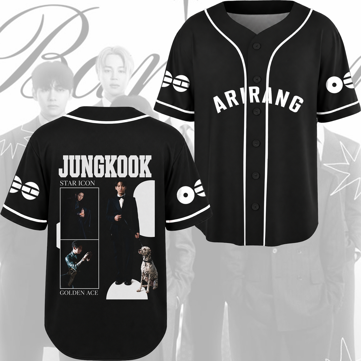 BTS Arirang Welttournee Bitte beachte mich Baseball-Trikot Geschenk für Fans