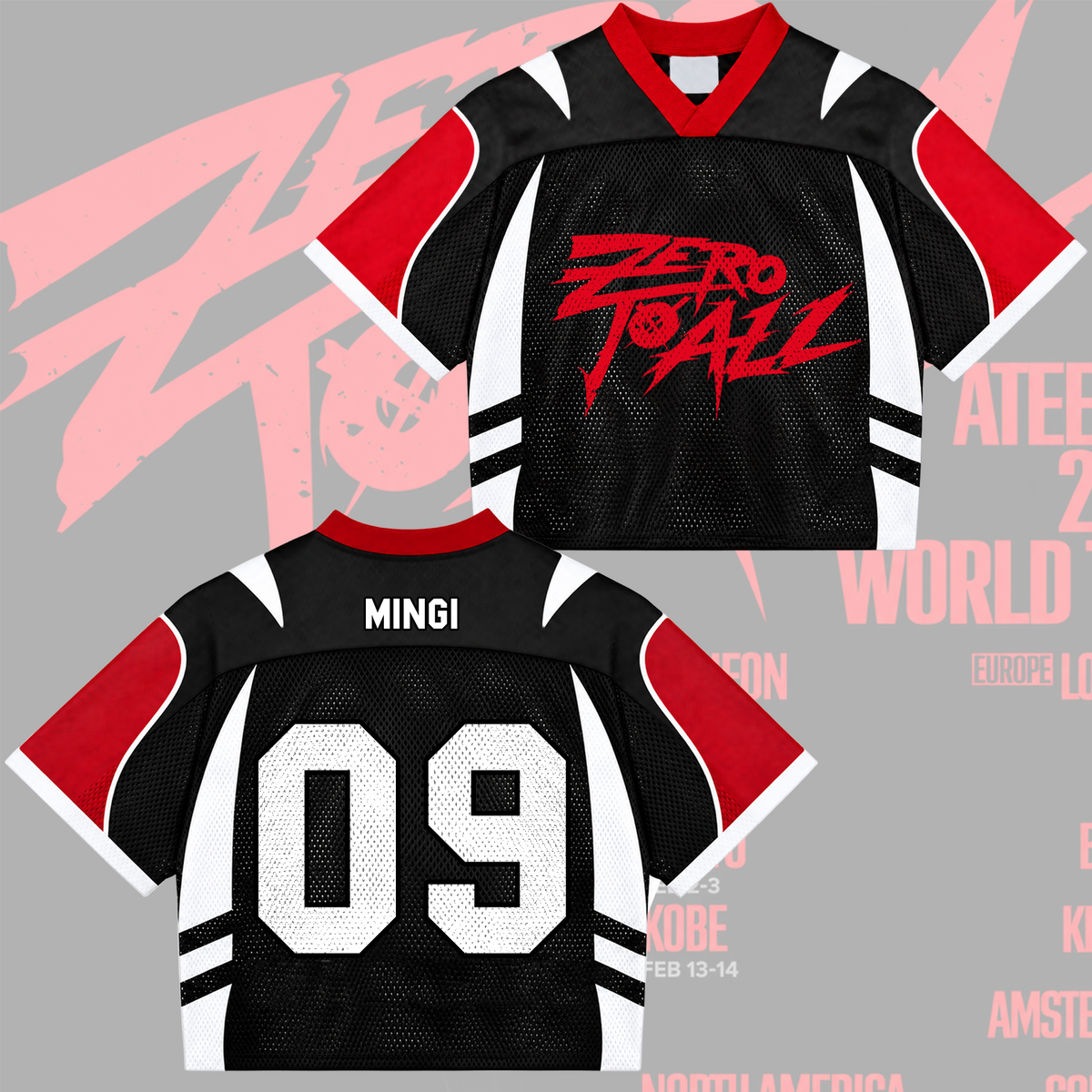 ATEEZ Golden Hour Part 5 Mixed Mesh Jersey Fan Edition (Bad)