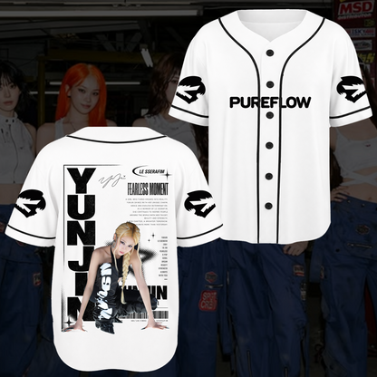 Chronicles LE SSERAFIM Pureflow World Tour Baseball-Trikot Fan-Edition