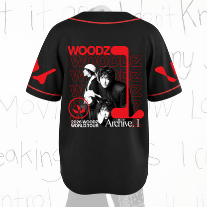 Moodz Woodz Archive 1 World Tour Baseballtrikot Fan-Geschenke