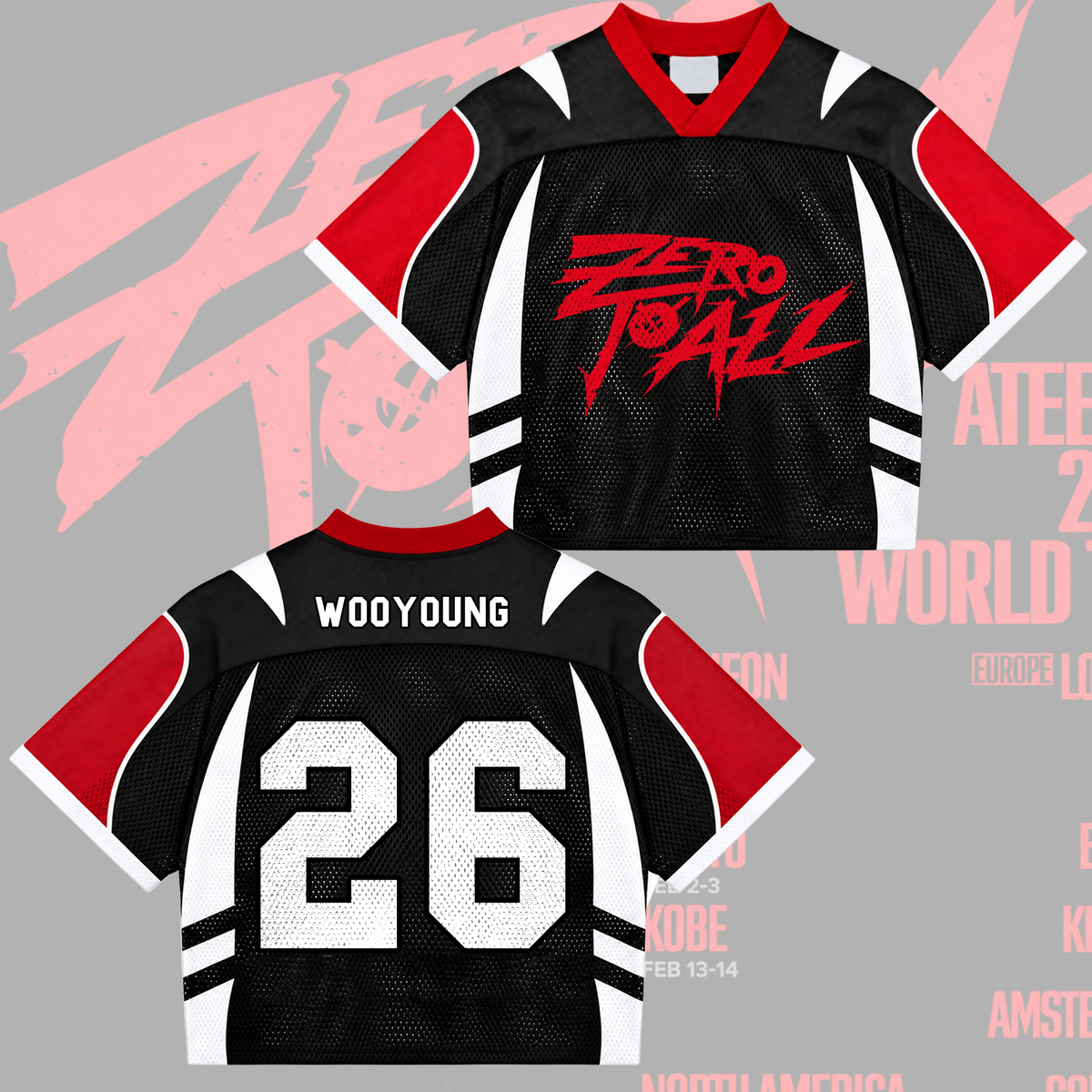 ATEEZ Golden Hour Part 5 Mixed Mesh Jersey Fan Edition (Bad)