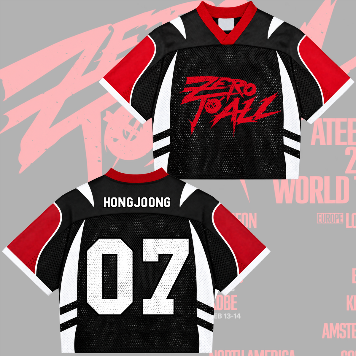 ATEEZ Golden Hour Part 5 Mixed Mesh Jersey Fan Edition (Bad)