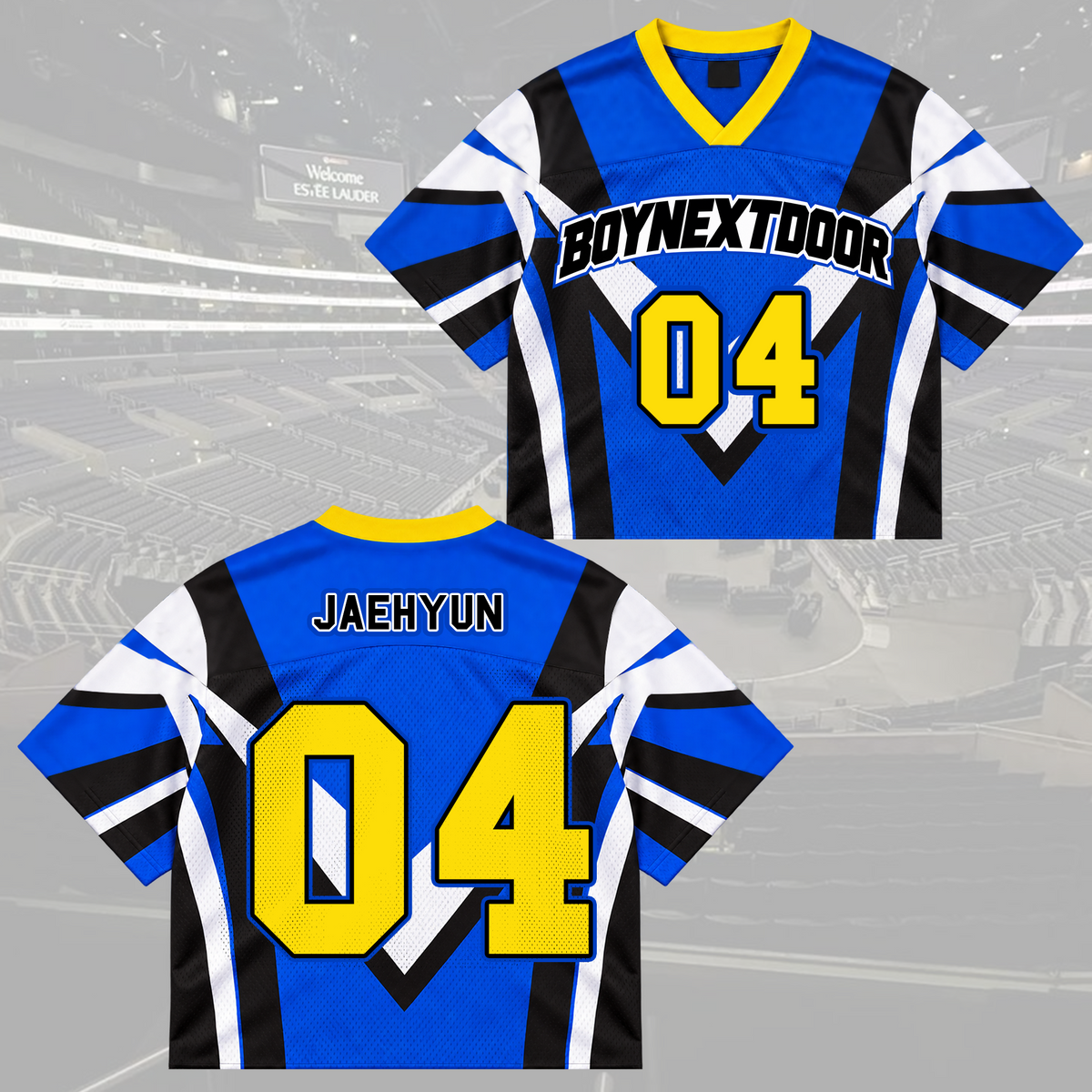 Sporty Chic Boynextdoor Knock On World Tour Album Mix Mesh Jersey Fan Edition