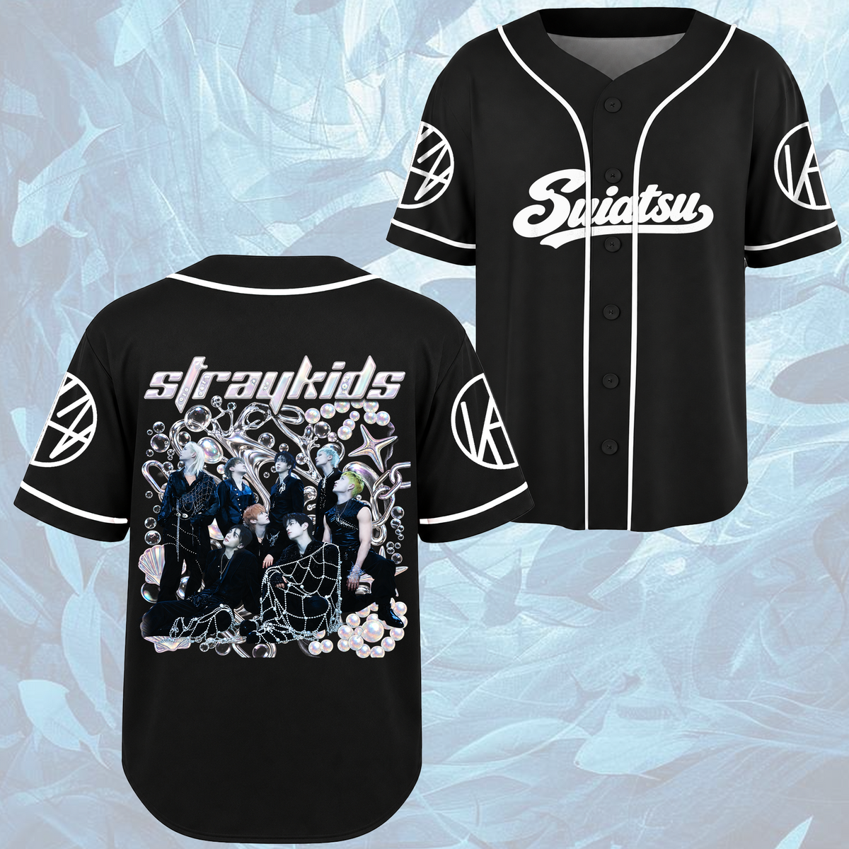 Stray Kids Run It World Tour Baseball-Trikot Edgy Streetwear Geschenk für Fans