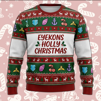 Merry Katseye Ugly Christmas Sweater Fan-Edition
