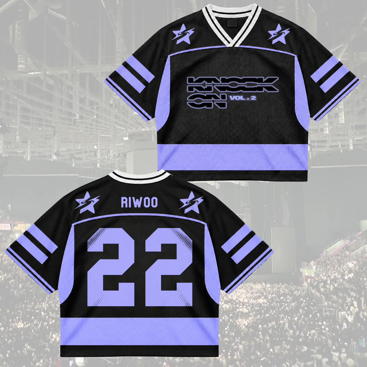 Sporty Chic Boynextdoor Knock On World Tour Album Mix Mesh Jersey Fan Edition