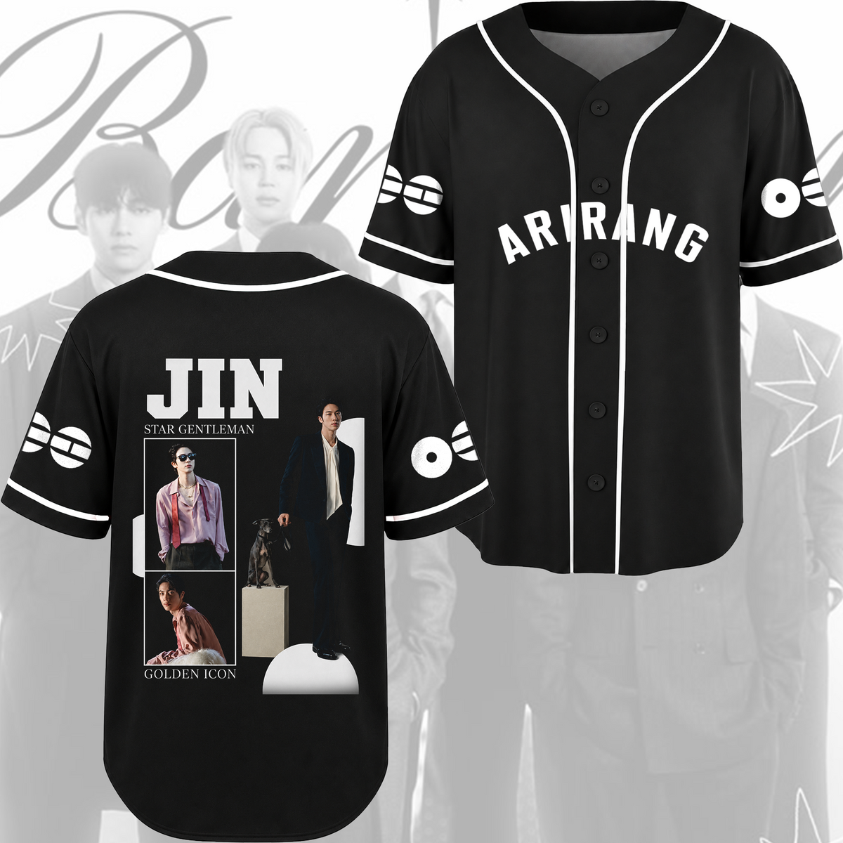BTS Arirang Welttournee Bitte beachte mich Baseball-Trikot Geschenk für Fans
