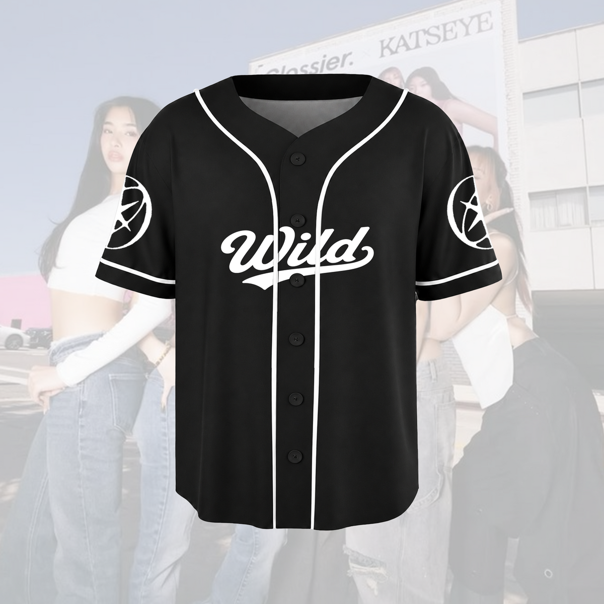 KATSEYE WILD Album Animal Konzert Baseballtrikot Geschenk für Fans