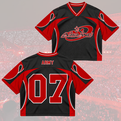 Rose of Sharon Bangtan Boys Arirang Welttournee BTS Mesh-Trikot-Mix Geschenk für Army