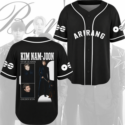 BTS Arirang Welttournee Bitte beachte mich Baseball-Trikot Geschenk für Fans