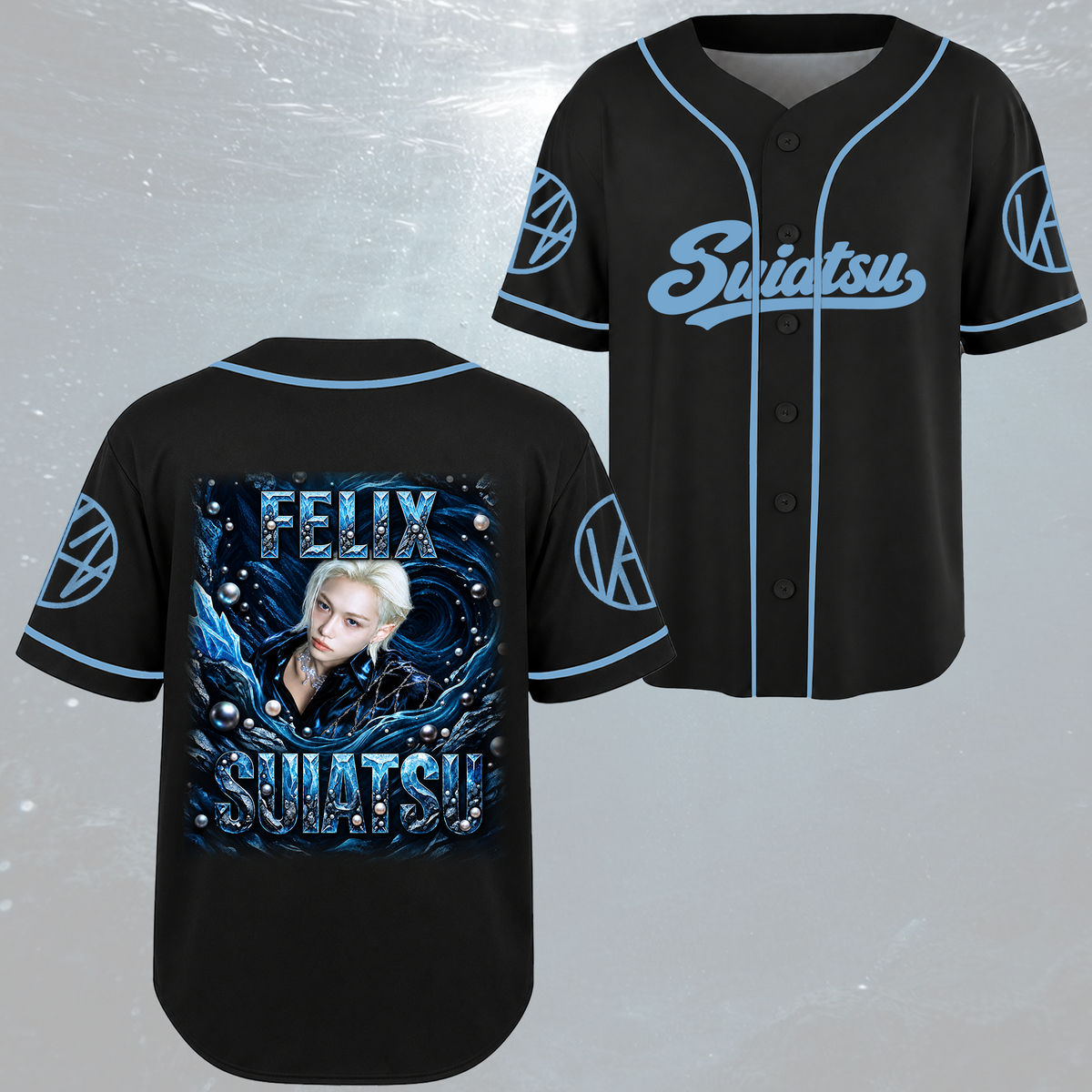 Stray Kids Run It World Tour Baseball-Trikot Edgy Streetwear Geschenk für Fans