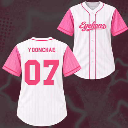 Holografisches Katseye The Wildworld Tour Baseball-Trikot von Eyekon Gifts