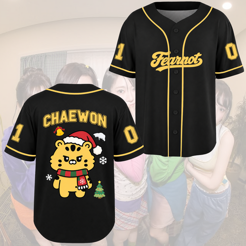 LE SSERAFIM Pureflow Tour Made My Night Pink Anime Baseball-Trikot Geschenk für Fans