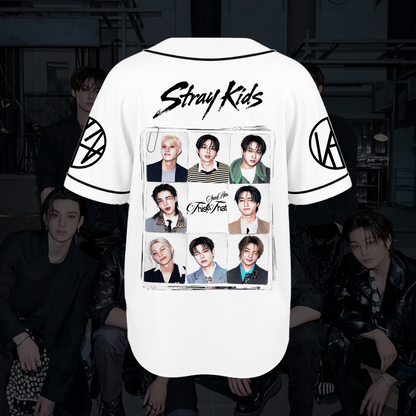 Stray Kids This & That Streetwear Baseball-Jersey Geschenk für Fans