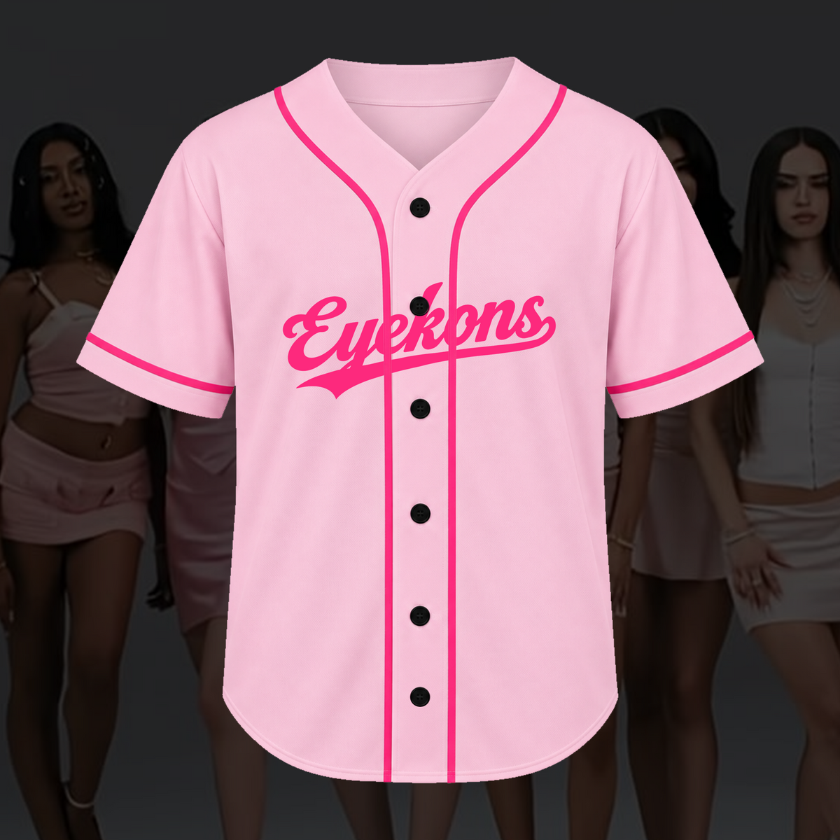 Feral The Wildworld Tour Katseye Y2K Pink Pop Baseballtrikot Geschenk für Fans