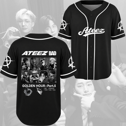 ATEEZ GOLDEN HOUR Part 5 Tracklist Unisex Baseballtrikot Fan-Edition