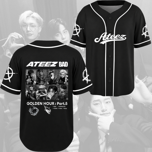 ATEEZ GOLDEN HOUR Part 5 Tracklist Unisex Baseballtrikot Fan-Edition