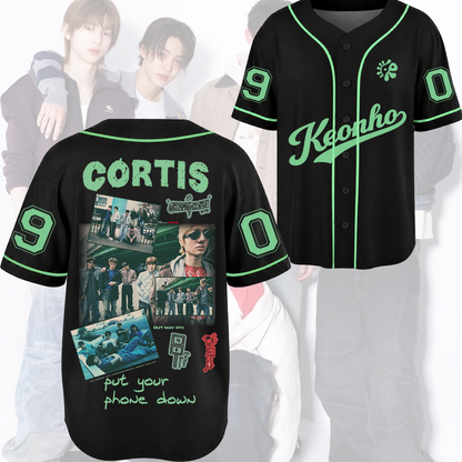 Energy Cortis Leg Dein Handy Weg Tour Baseball-Trikot